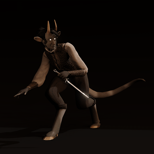 using a creative commons dagger model